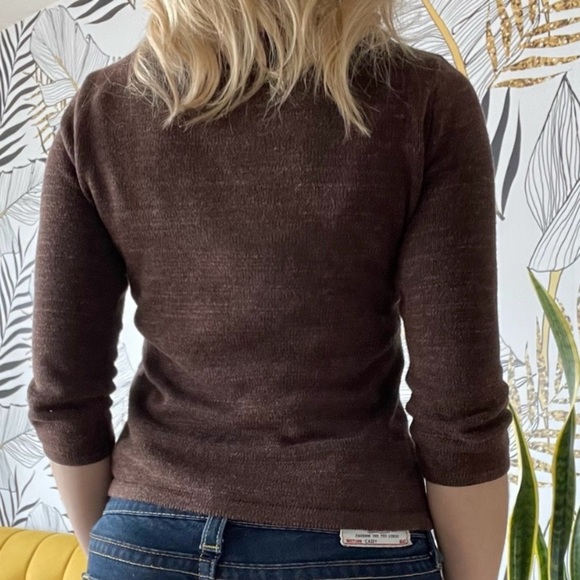 Ralph Lauren Brown and Purple Sweater - Picture 8 of 10